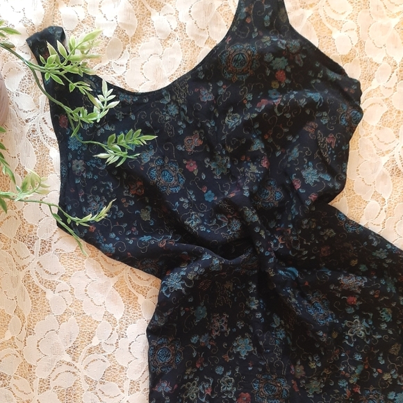 Vintage Dresses & Skirts - Summer Floral 90s Vintage Mini Dress